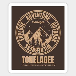 Mountain Hike In Tonelagee Ireland, Hiker’s HikingTrails Magnet